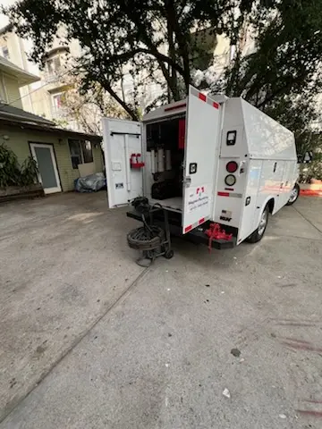 Magnet Plumbing service vehicle on-site for Water Heater Repair in Pass-a-Grille Beach